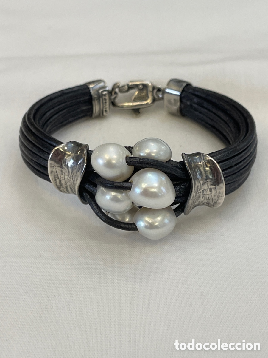 Joyeria: Pulsera de plata y perlas - Foto 2