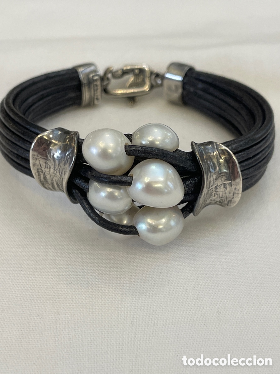 Joyeria: Pulsera de plata y perlas - Foto 4