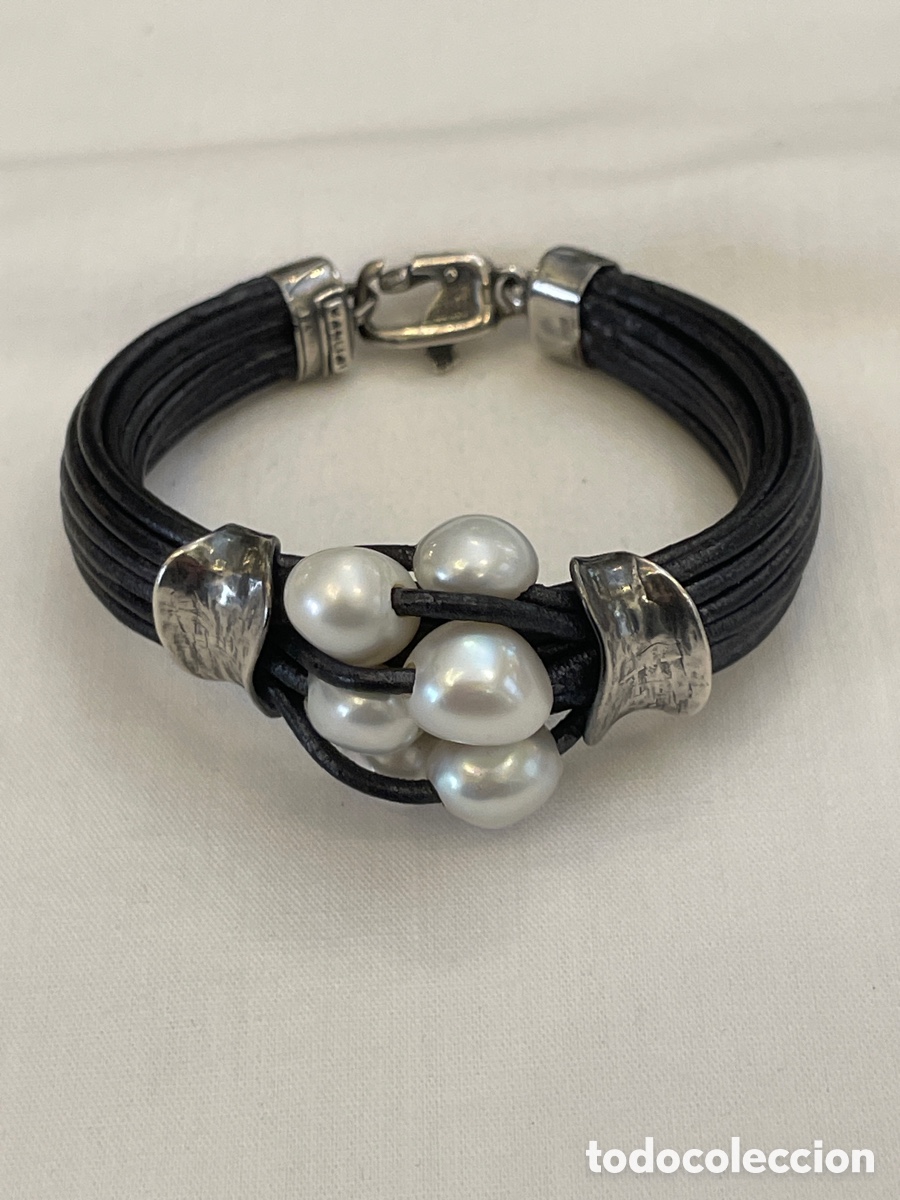 Joyeria: Pulsera de plata y perlas - Foto 1