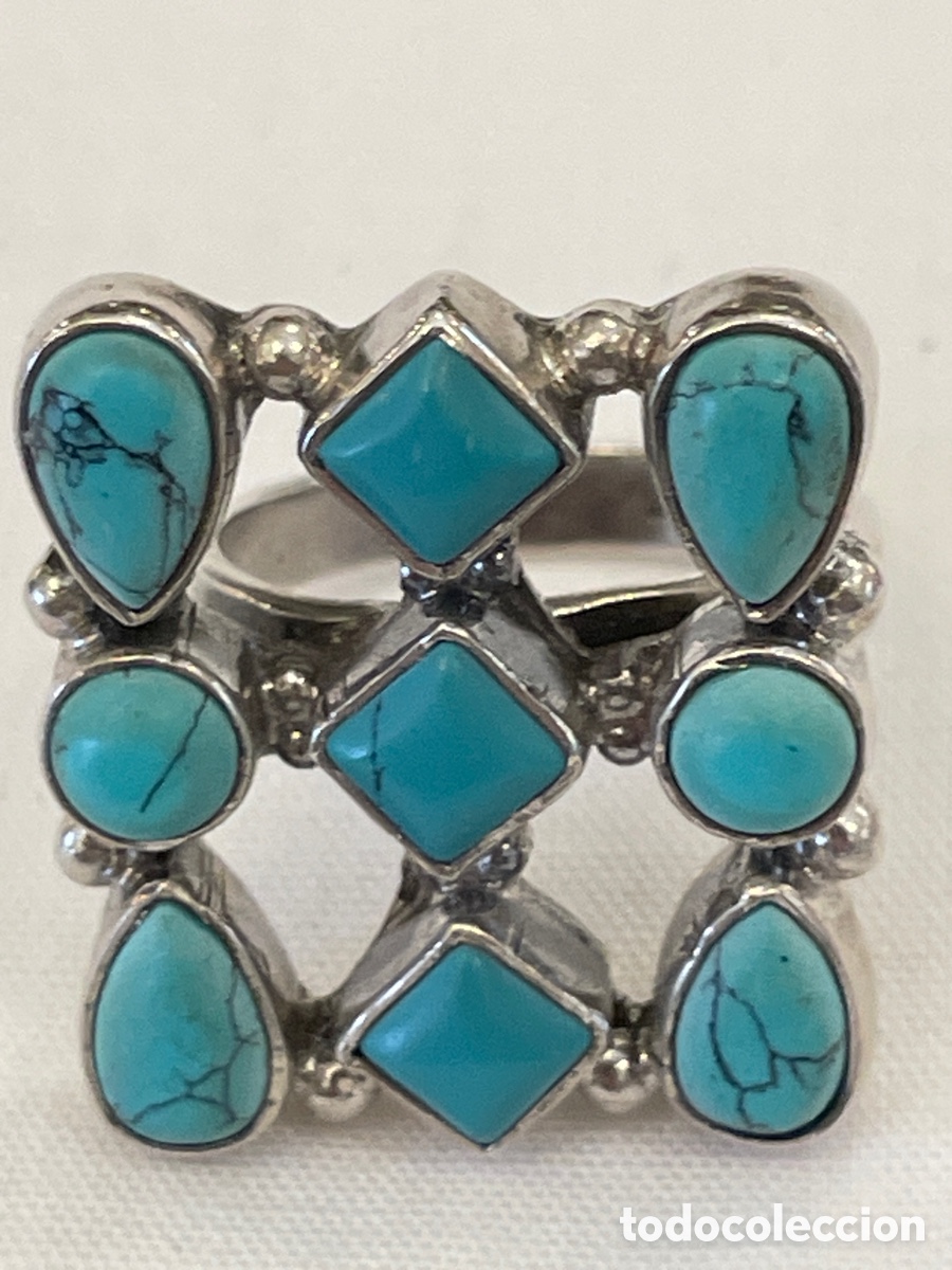 Joyeria: Anillo plata y howlita - Foto 2