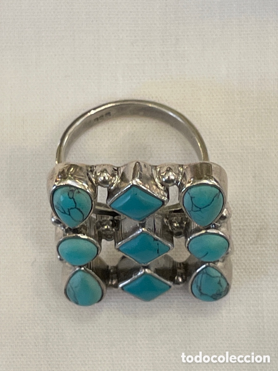Joyeria: Anillo plata y howlita - Foto 3