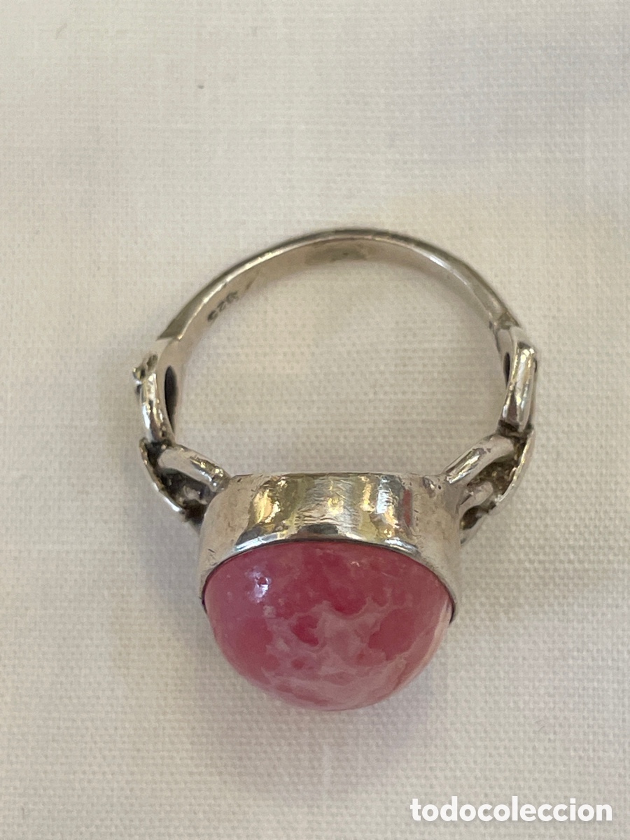Joyeria: Anillo plata y rodocrosita - Foto 2