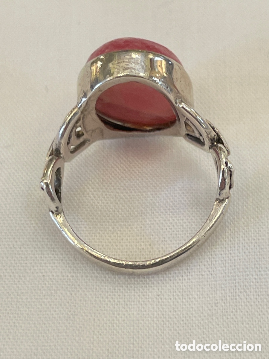 Joyeria: Anillo plata y rodocrosita - Foto 3