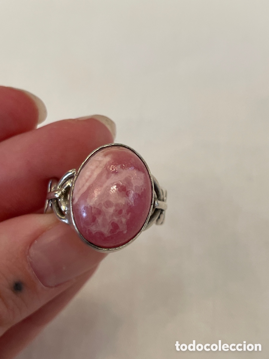 Joyeria: Anillo plata y rodocrosita - Foto 5
