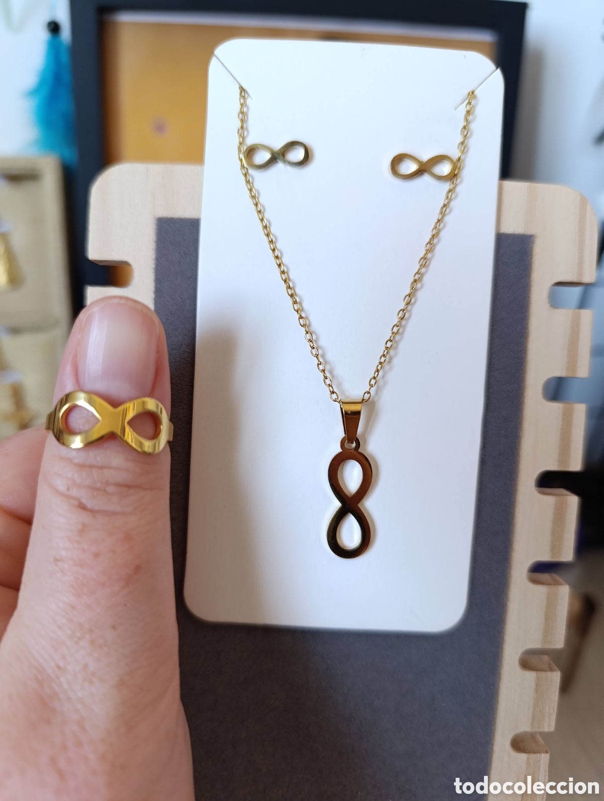 Joyeria: Conjunto infinito dorado o plateado - Foto 2