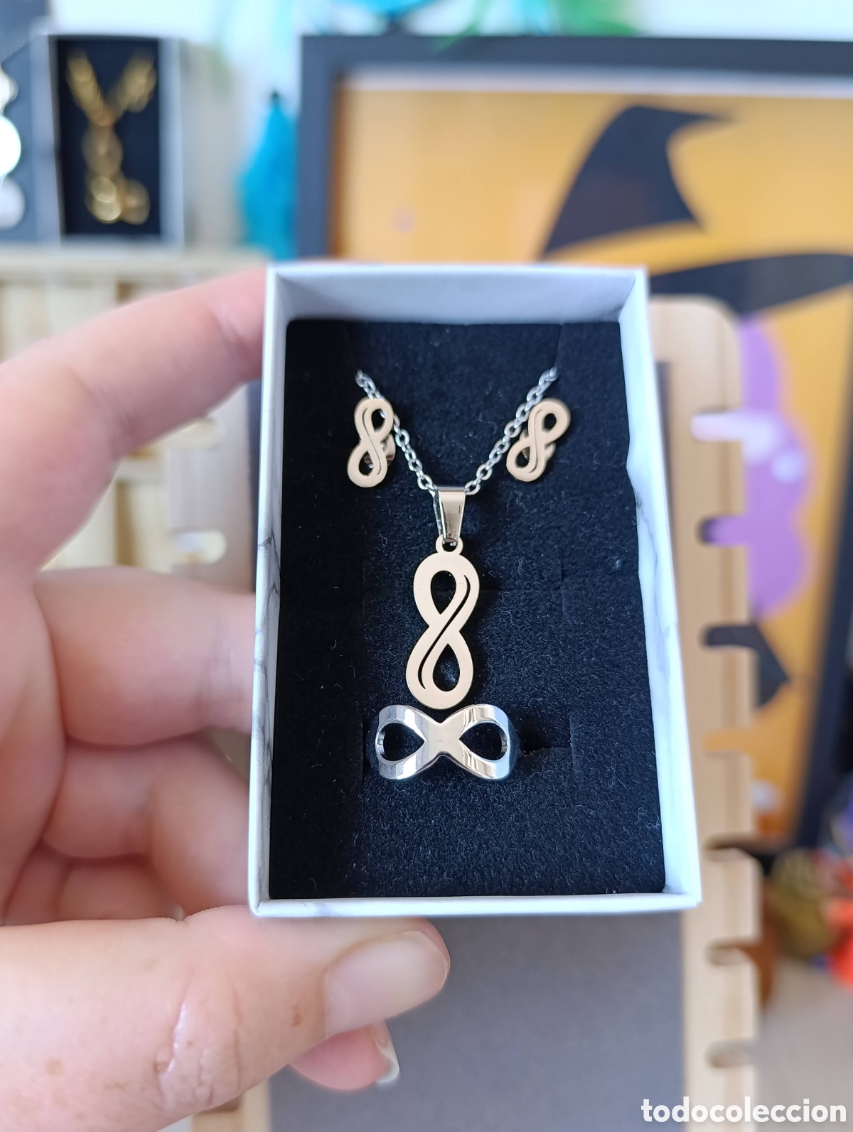 Joyeria: Conjunto infinito dorado o plateado - Foto 4