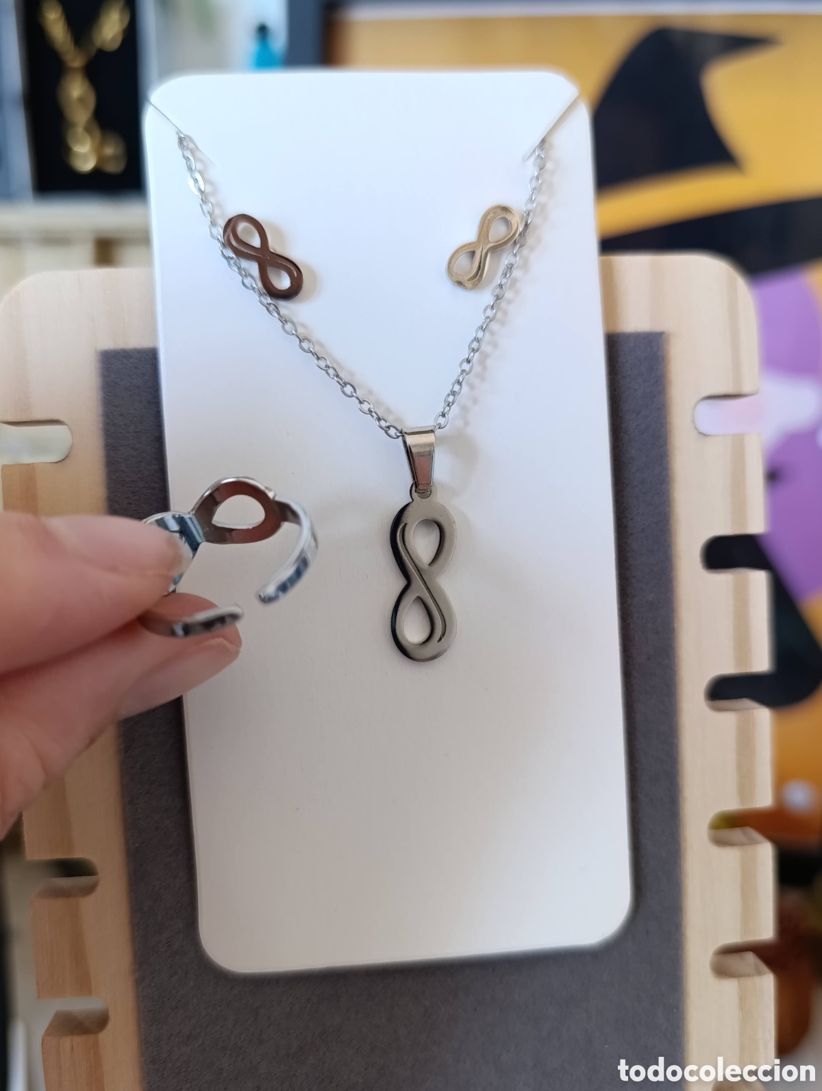 Joyeria: Conjunto infinito dorado o plateado - Foto 5