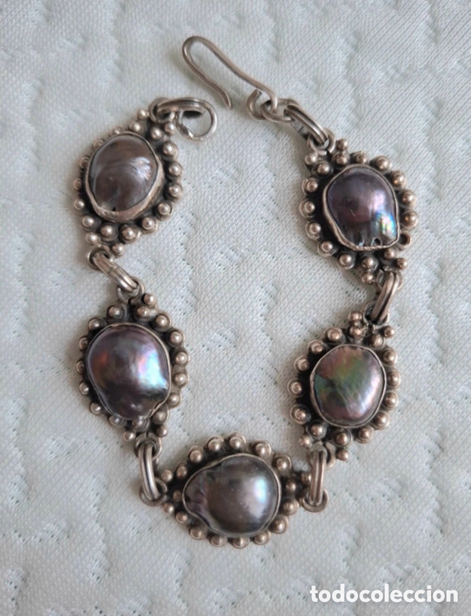 Joyeria: Pulsera de plata y perlas Filipinas (A1)