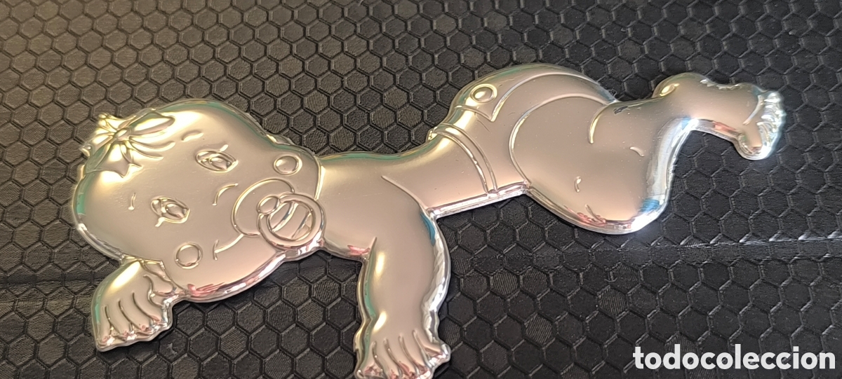 Joyeria: Vendo placa BEB&Eacute; de plata925 de CAMBAU, TOTALMENTE NUEVA - Foto 5
