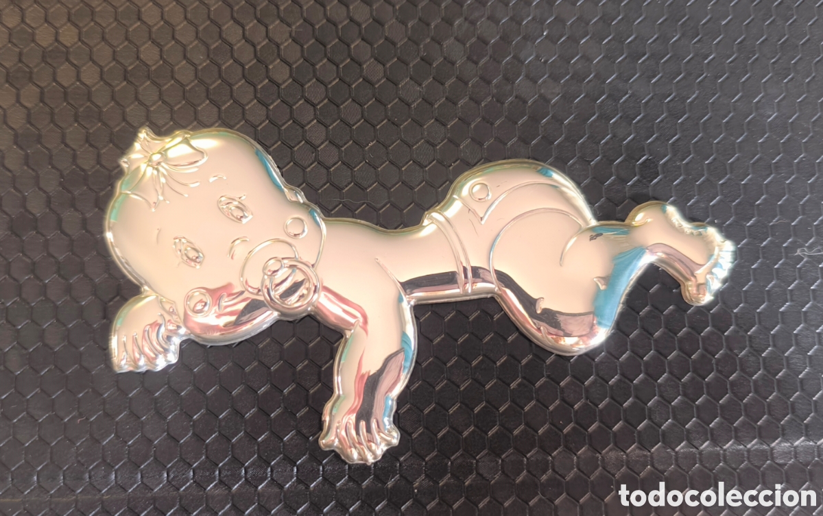 Joyeria: Vendo placa BEB&Eacute; de plata925 de CAMBAU, TOTALMENTE NUEVA