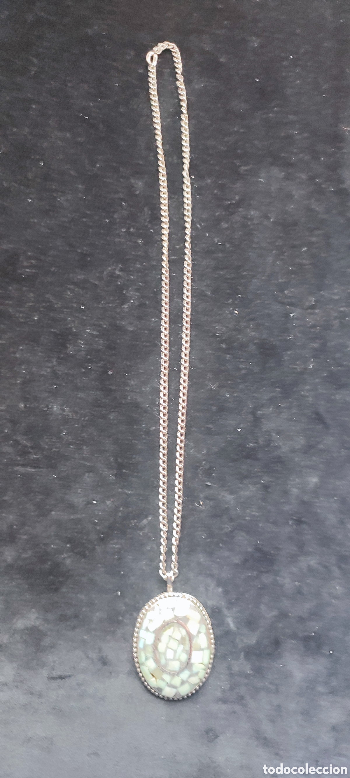 Joyeria: Precioso colgante tipo mejicano 37 cm largo