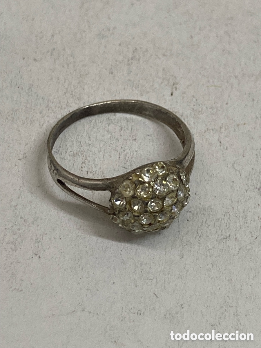 Joyeria: Anillo de plata engastado S455 - Foto 1