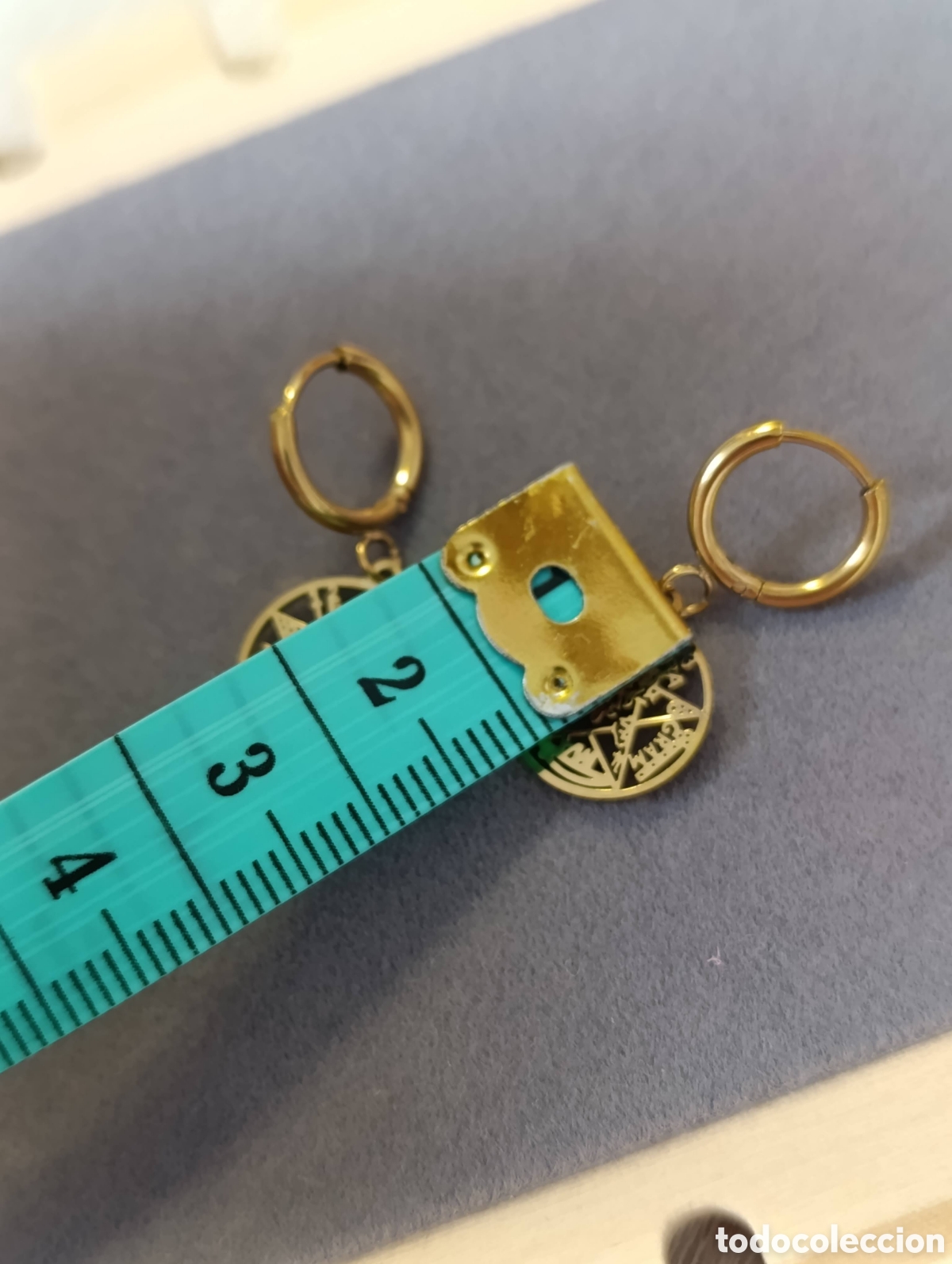 Joyeria: 2 pares pendientes con Tetragr&aacute;mmaton - Foto 4