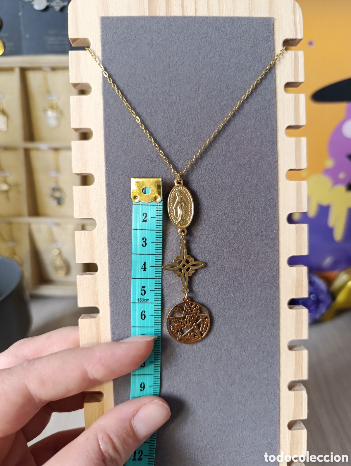 Joyeria: Collar triple con virgen - Foto 4