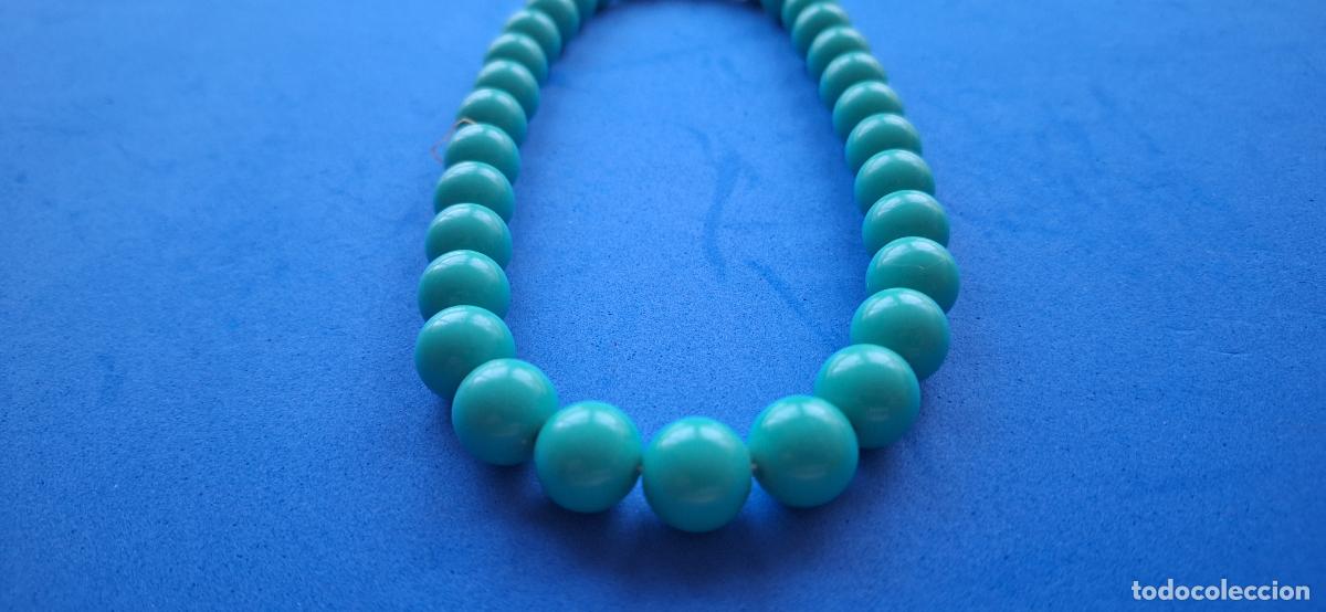 Joyeria: Collar cuentas redondas en color verde. El&aacute;stico - Foto 7