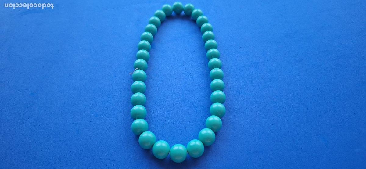 Joyeria: Collar cuentas redondas en color verde. El&aacute;stico - Foto 8