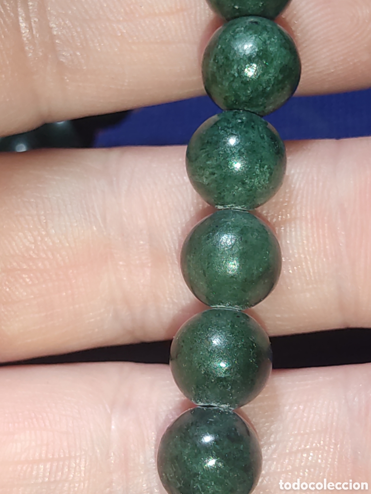 Joyeria: Original collar de jade Verde.Vintage. - Foto 4