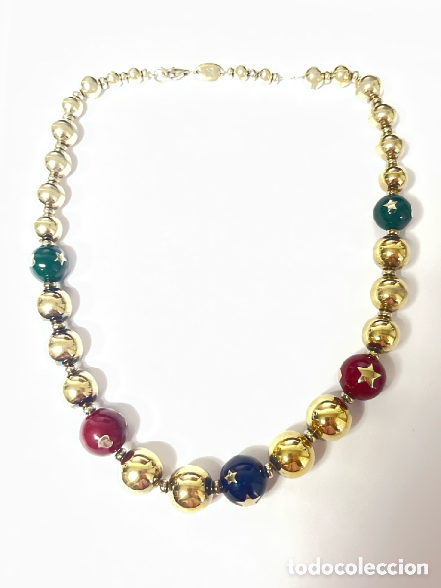 Joaillerie: Collar de plata chapado de oro /COLL17