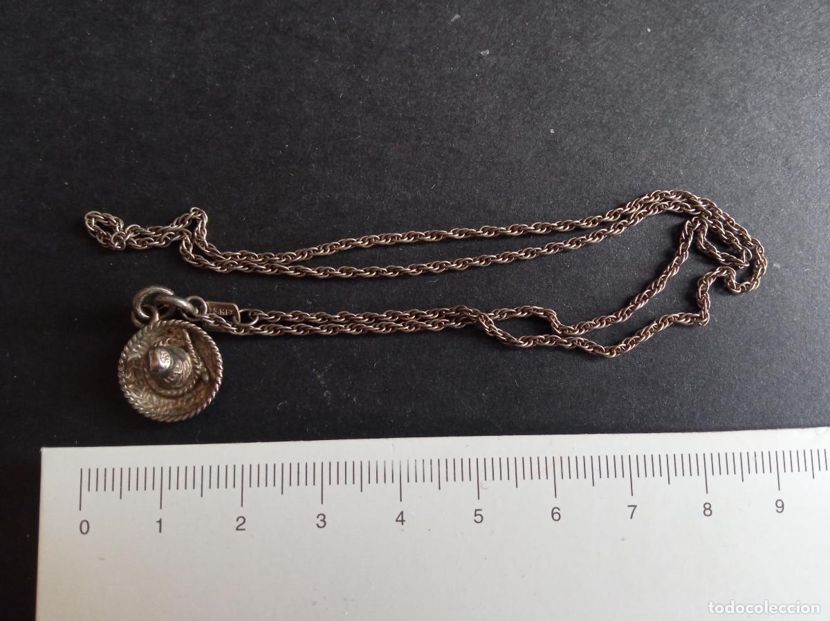 Joyeria: COLGANTE CON SOMBRERO MEXICANO - PLATA 925