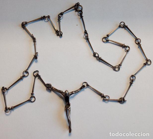 Joyeria: COLGANTE DE CRISTO CON CADENA DE CLAVOS - Foto 1