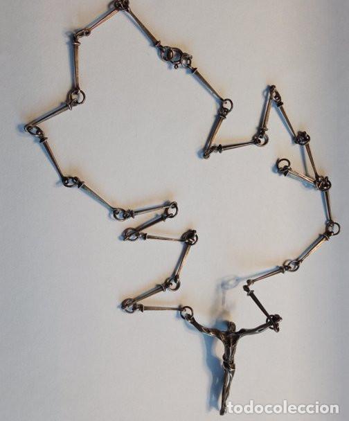 Joyeria: COLGANTE DE CRISTO CON CADENA DE CLAVOS - Foto 2