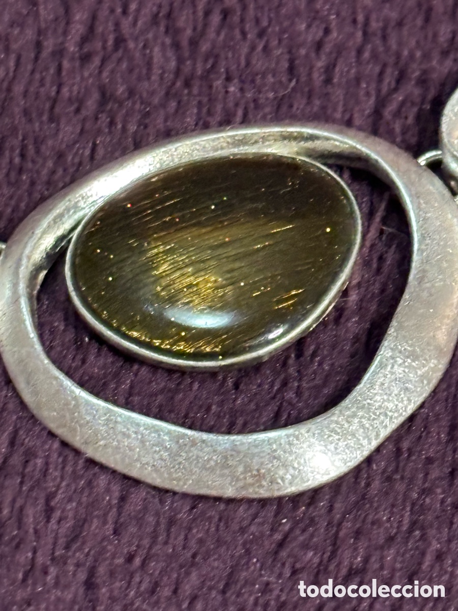 Joyeria: Gargantilla de metal plateado - Foto 2