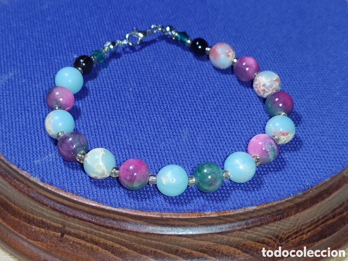 Joyeria: Pulsera de Jaspe Persa y Jaspe piel de serpiente. - Foto 3