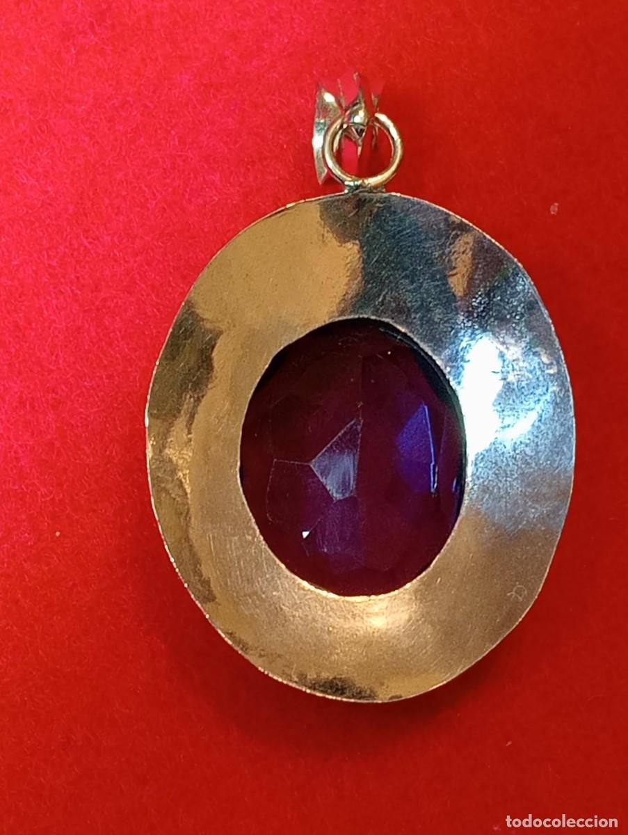 Joyeria: COLGANTE DE PLATA Y CUARZO AZUL (SIN USAR) - Foto 5