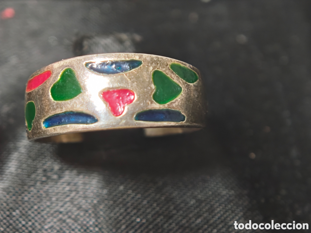 Joyeria: Anillo en plata de ley y esmalte - Foto 7