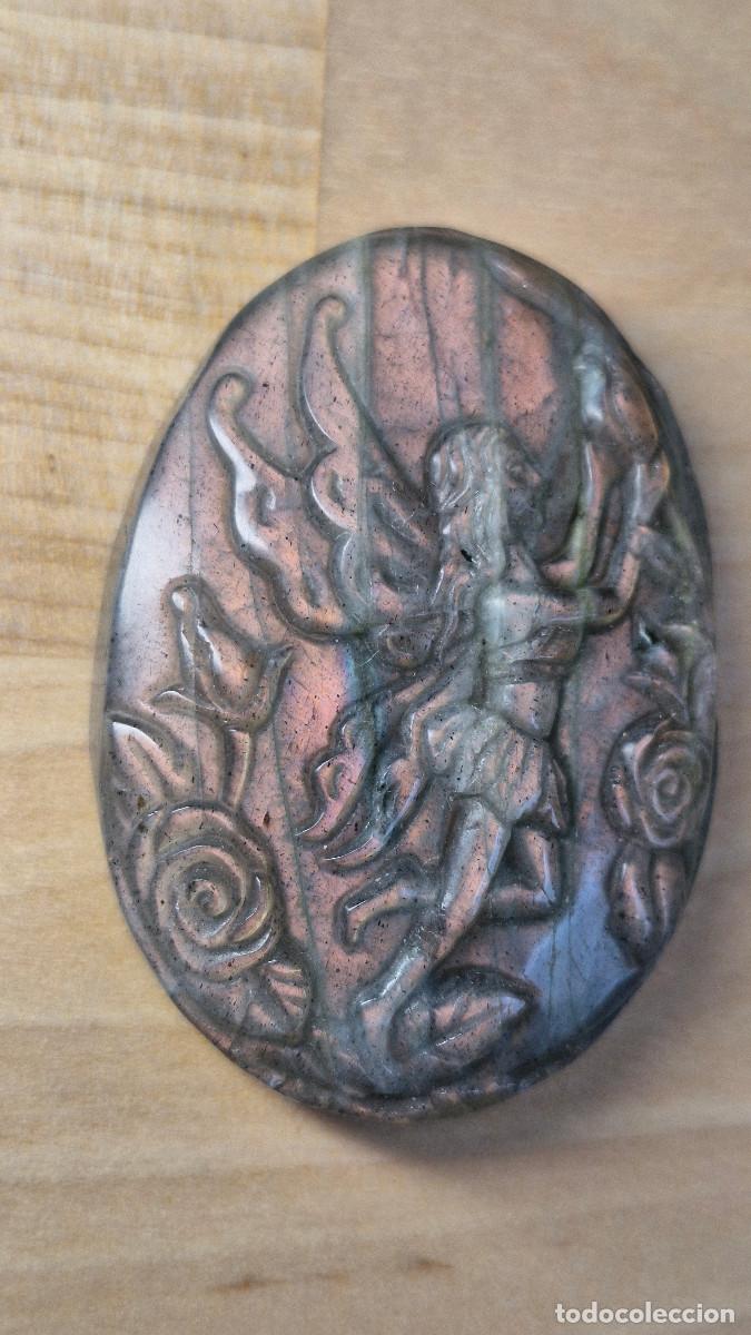 Joyeria: Amuleto Hada Labradorita Gema Aut&eacute;ntica