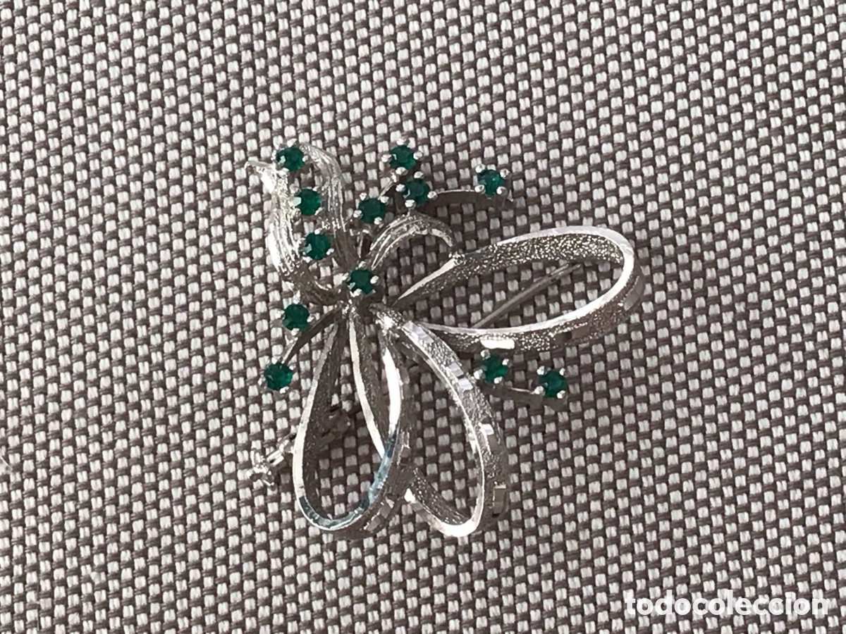 Joyeria: Broches de plata y esmeraldas - Foto 2