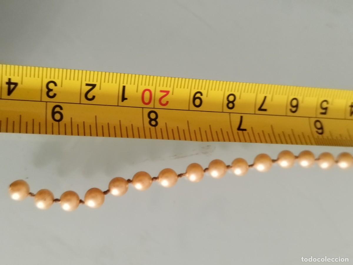 Joyeria: Antiguo trozo de collar o pulsera tipo perlas. - Foto 3