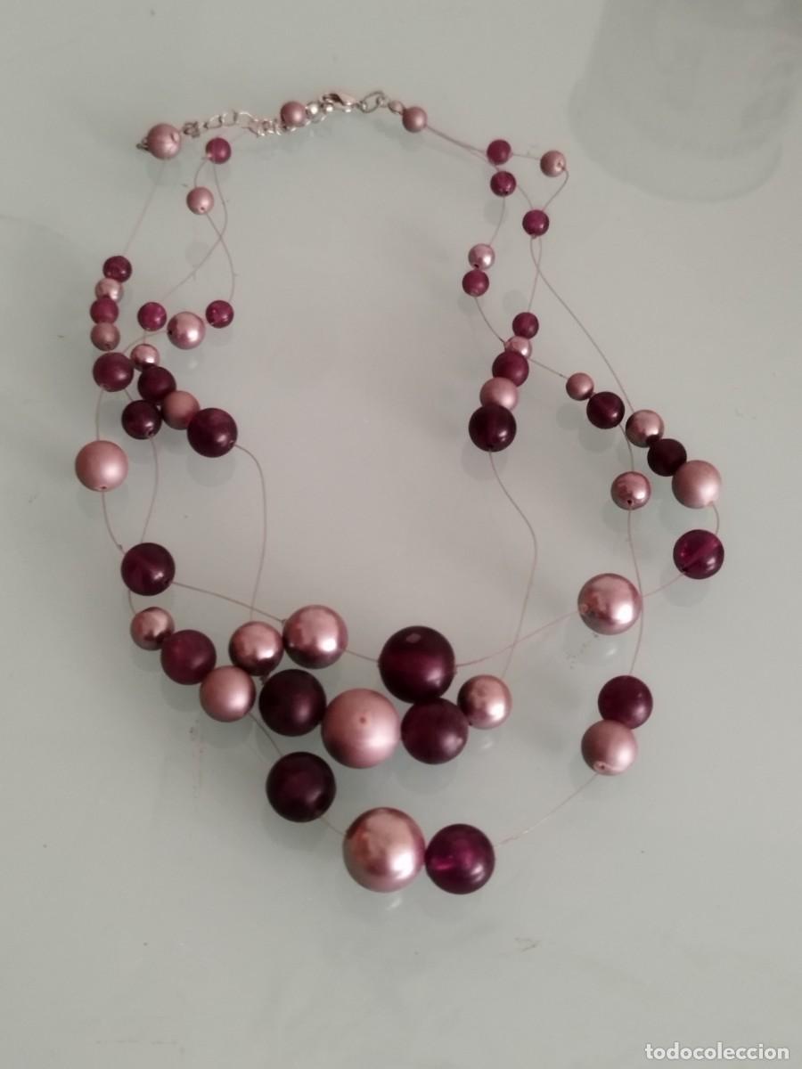 Joyeria: Antiguo collar de cuentas grandes.