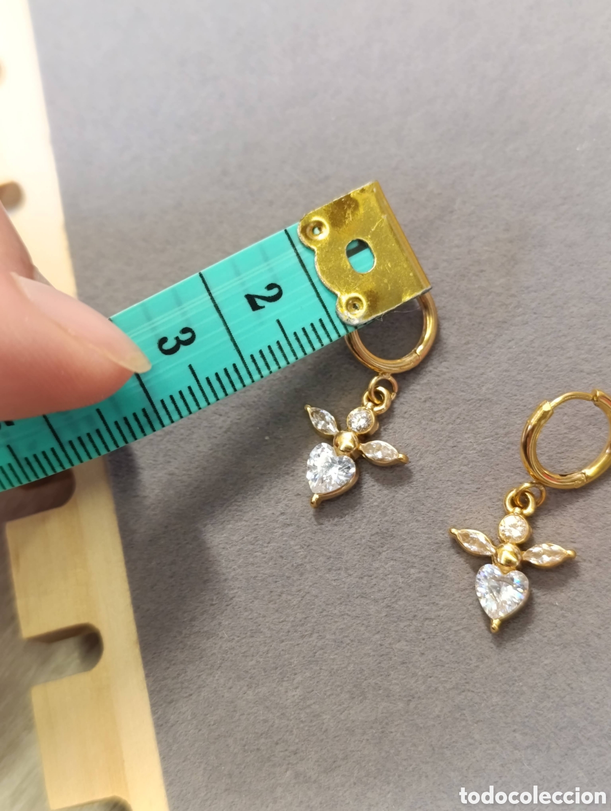 Joyeria: Pendientes coraz&oacute;n de &aacute;ngel - Foto 4