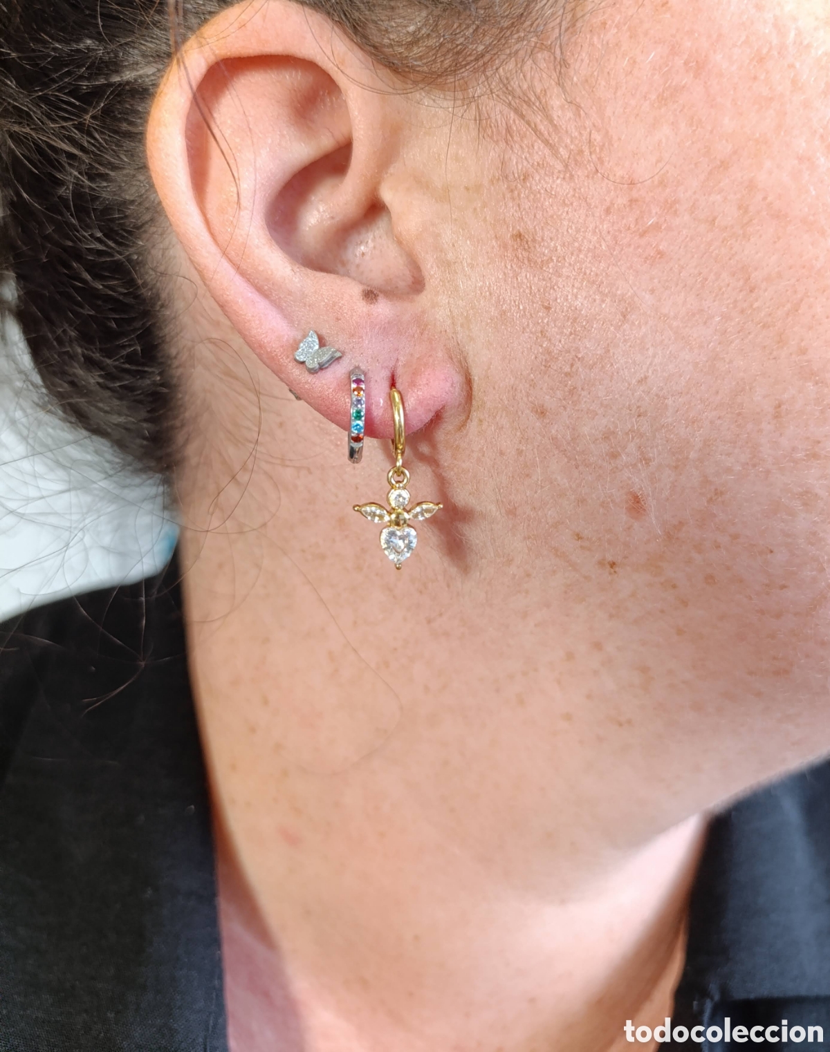 Joyeria: Pendientes coraz&oacute;n de &aacute;ngel - Foto 6