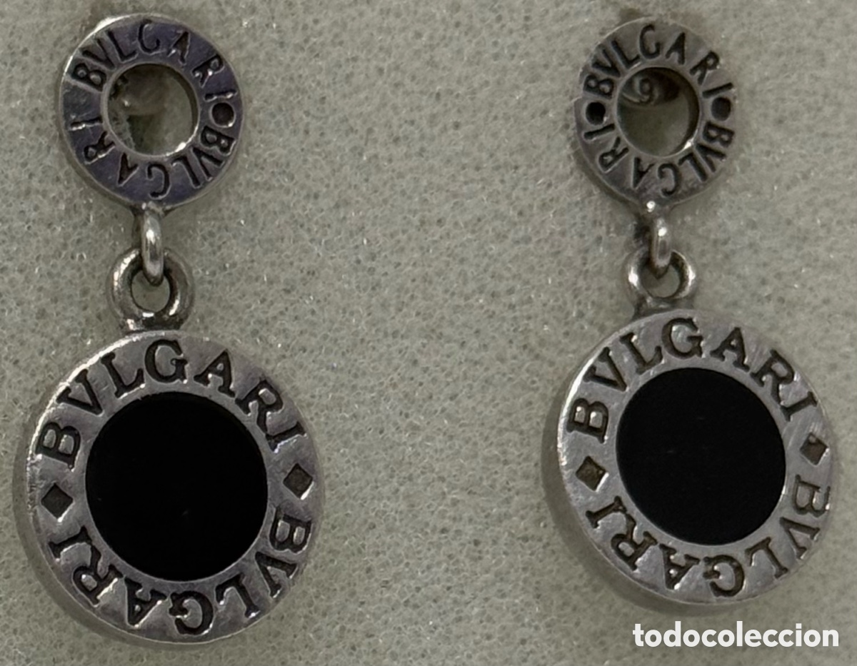 Joyeria: ELEGANTES PENDIENTES BVLGARI PLATA 925 - Foto 7