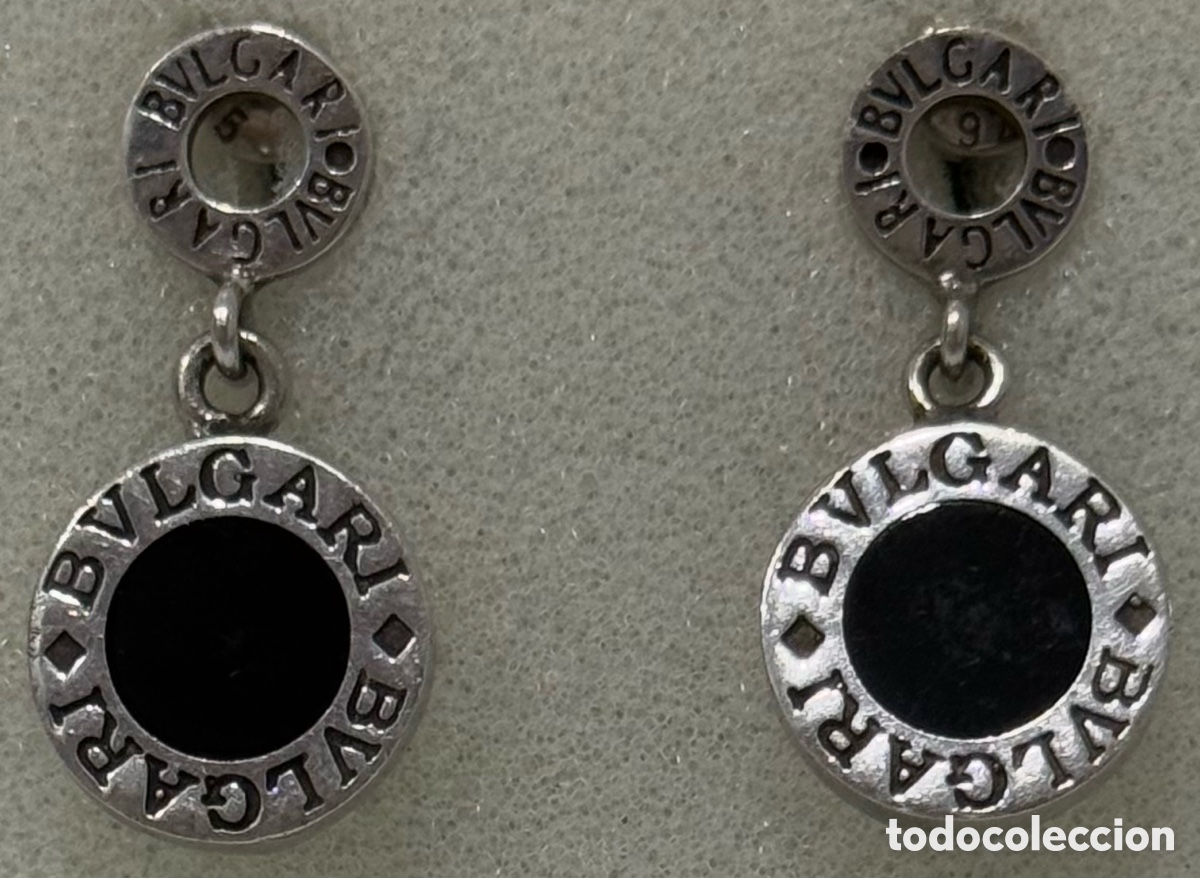 Joyeria: ELEGANTES PENDIENTES BVLGARI PLATA 925 - Foto 9
