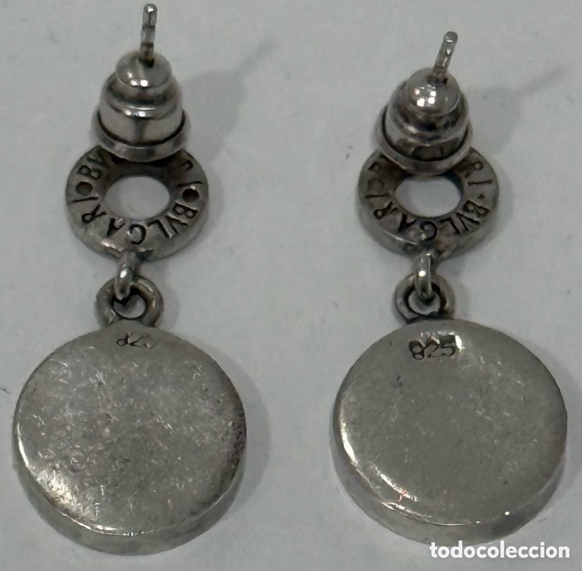 Joyeria: ELEGANTES PENDIENTES BVLGARI PLATA 925 - Foto 10