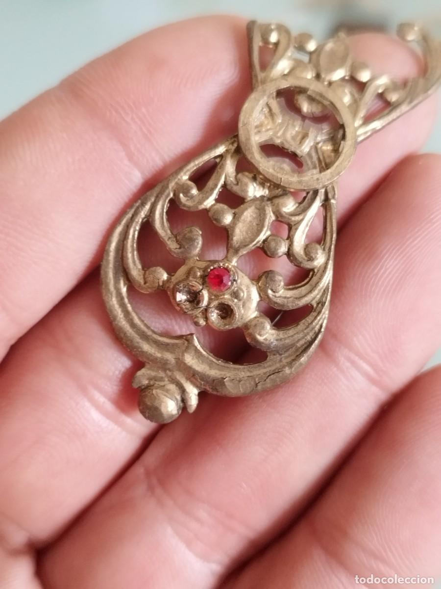 Joyeria: Antiguo broche con filigrana a restaurar. - Foto 2