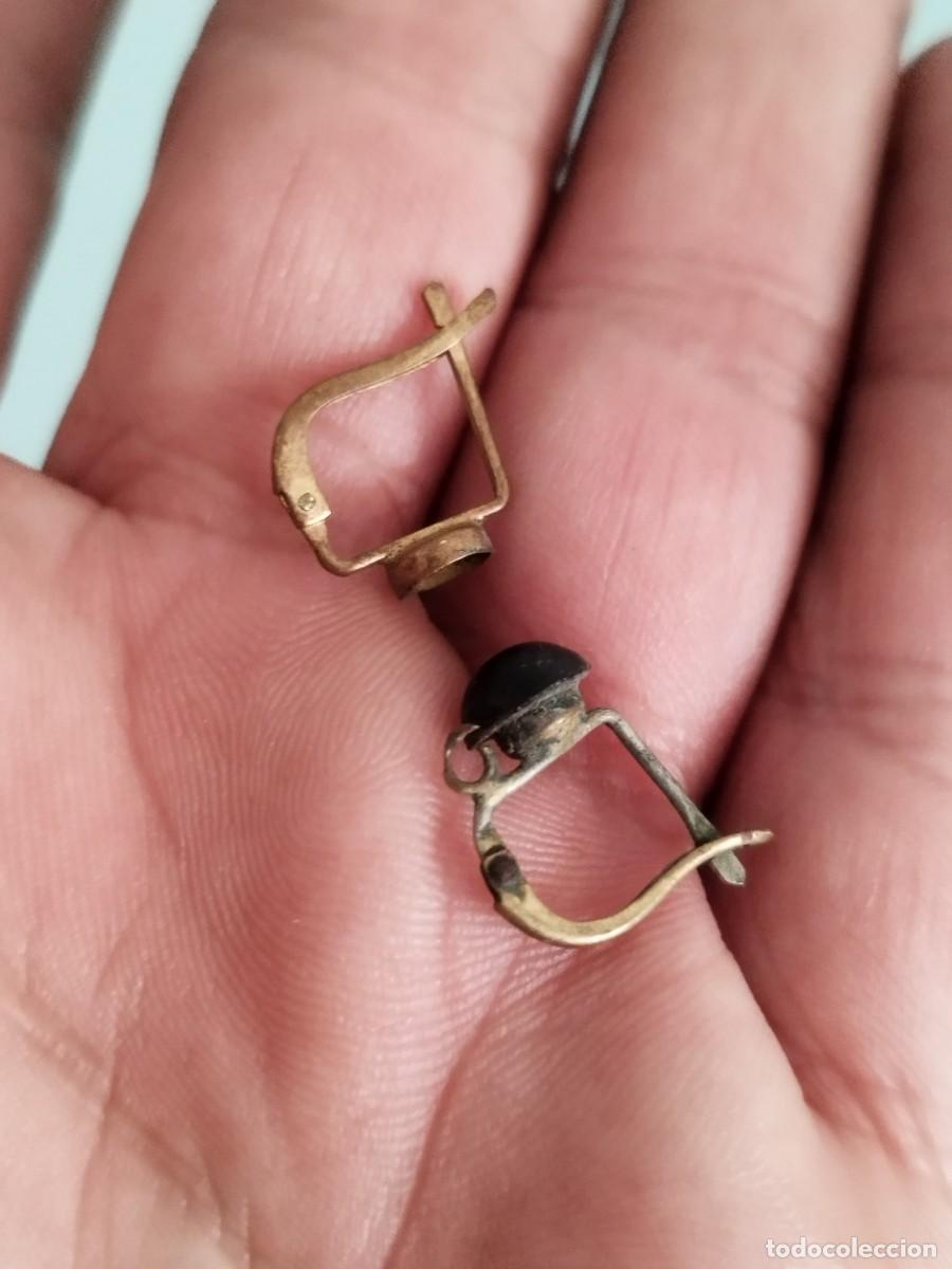 Joyeria: Antigua pareja, par de pendientes a restaurar. - Foto 4