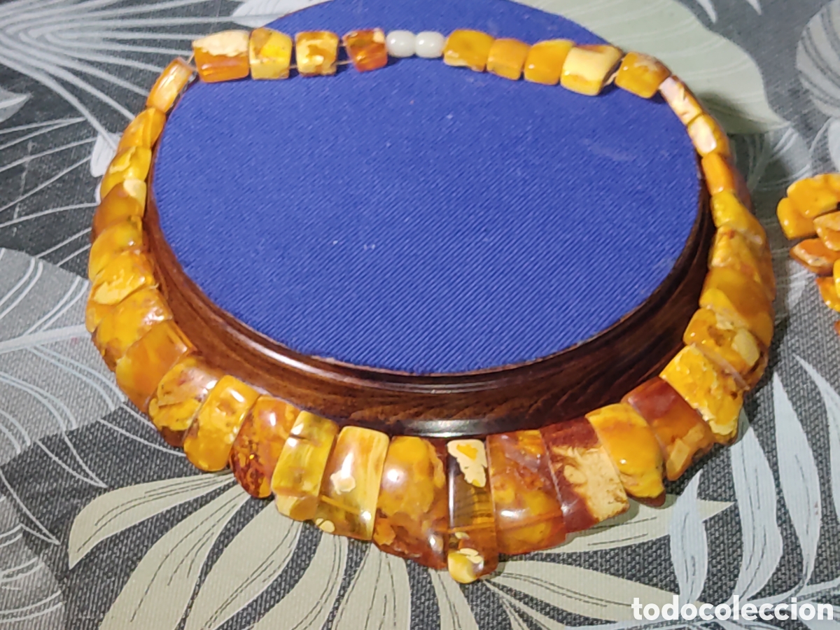 Joyeria: Juego de collar & gargantilla de &aacute;mbar del B&aacute;ltico - Foto 5