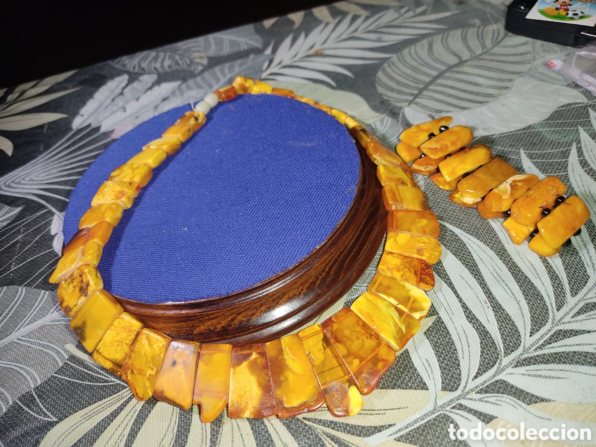 Joyeria: Juego de collar & gargantilla de &aacute;mbar del B&aacute;ltico - Foto 8