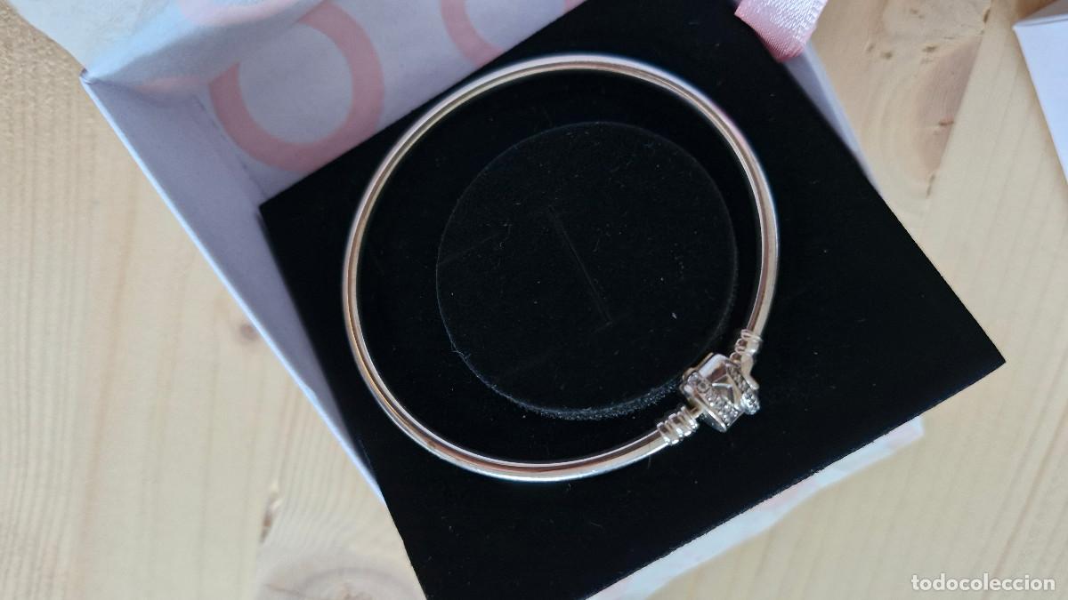 Joyeria: Pulsera Rigida Pandora Plata de Ley con Circonitas - Foto 1