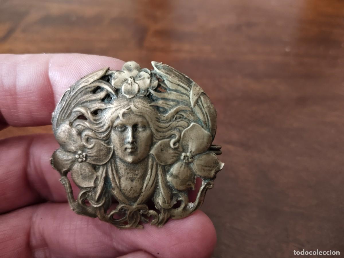 Joyeria: Antiguo broche modernista. Ver. - Foto 3