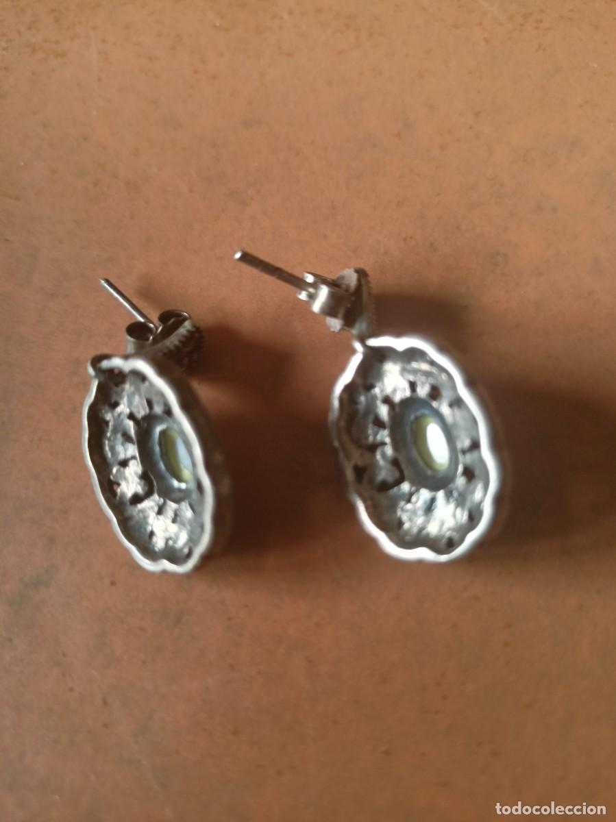 Joyeria: Par de pendientes filigrana plata vintage - Foto 2