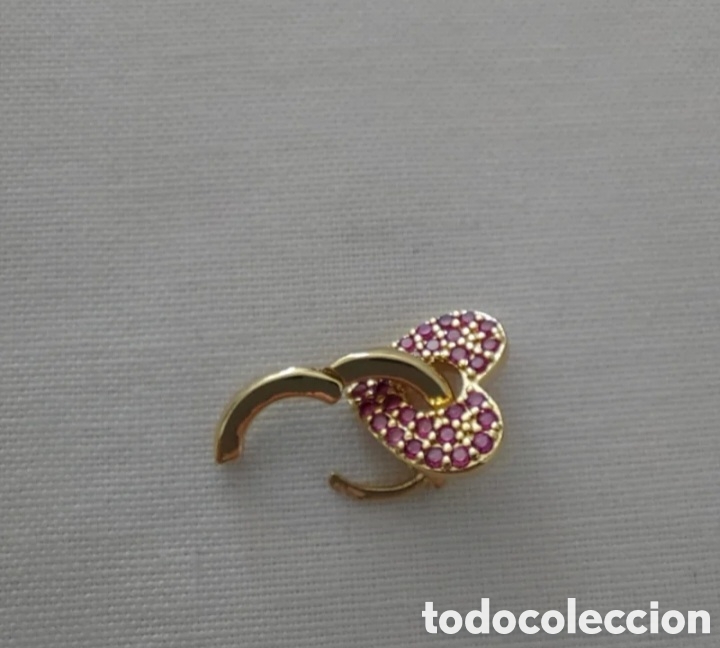 Joyeria: Pendientes coraz&oacute;n de color rosa - Foto 6