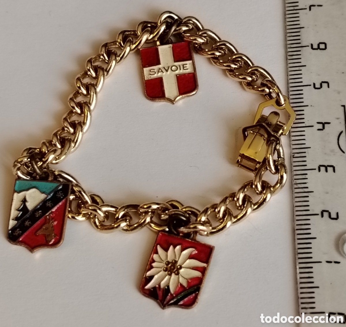 Joyeria: Pulsera antigua de estaciones de monta&ntilde;a