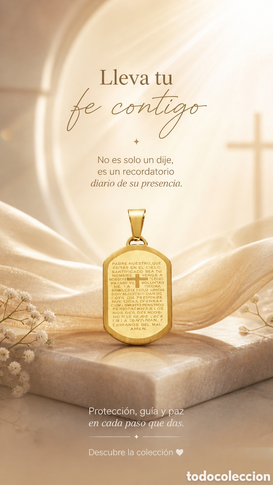 Joyeria: Colgante Padre Nuestro