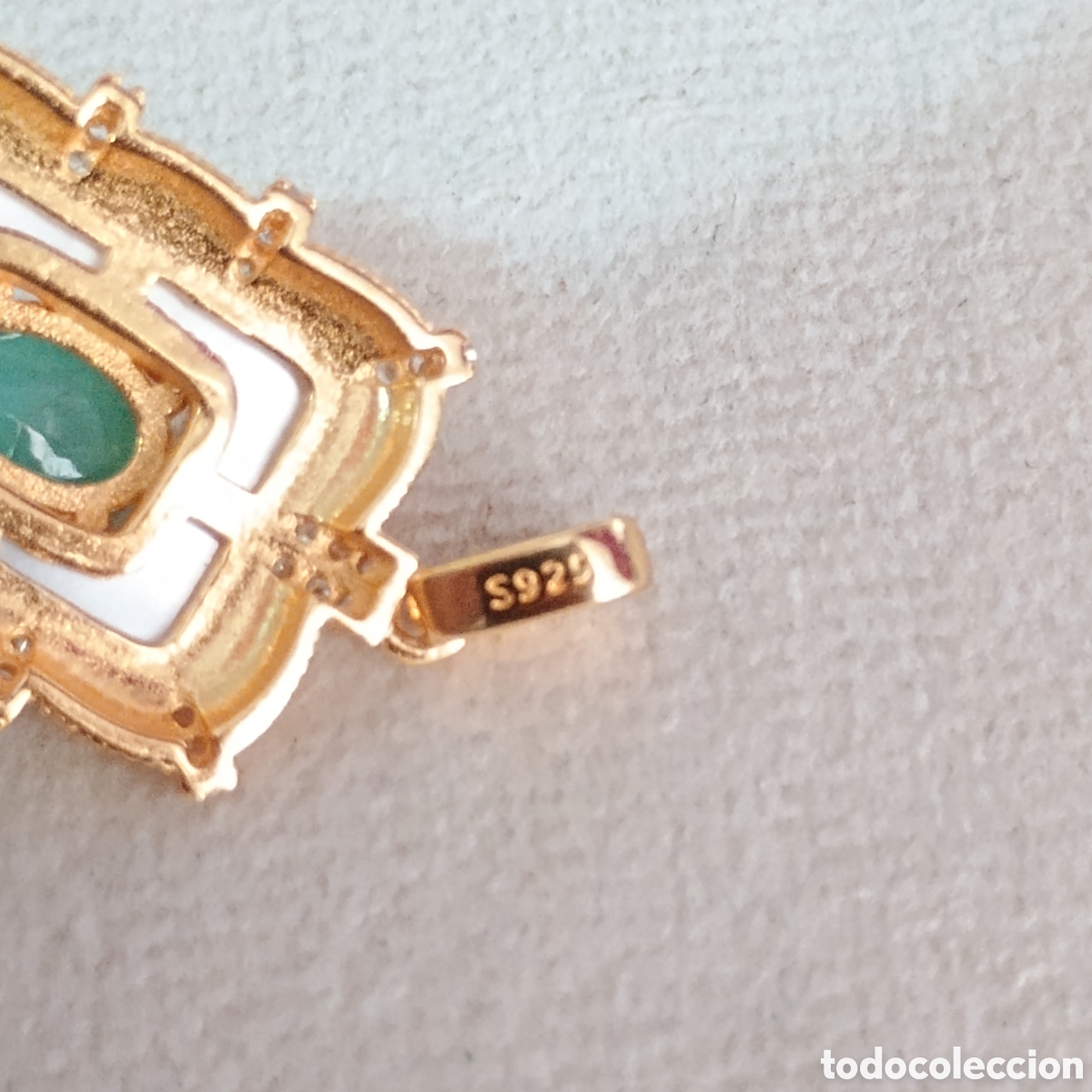 Joyeria: Colgante de plata Esmeralda y Caparaz&oacute;n - Foto 5