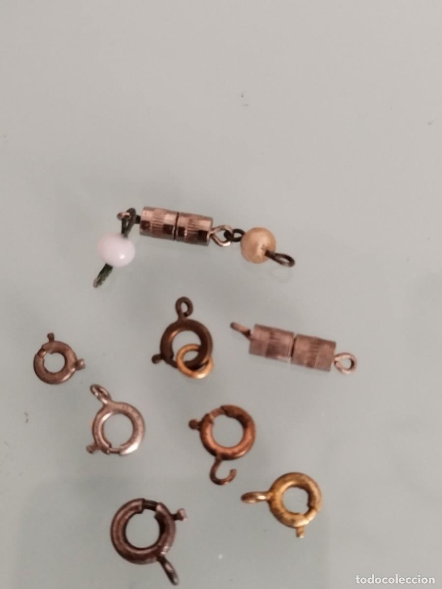 Joyeria: Lote de 8 cierres para colleras o pulseras.